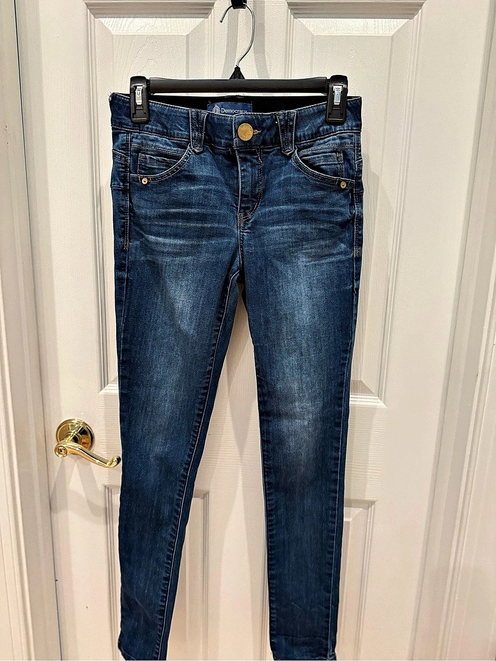 Democracy Ab Solution Skinny Jeans Blue Waist 2